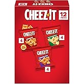 Cheez-It Cheese Crackers, Baked Snack Crackers, Lunch Snacks, Variety Pack, 12.1oz Box (12 Packs)