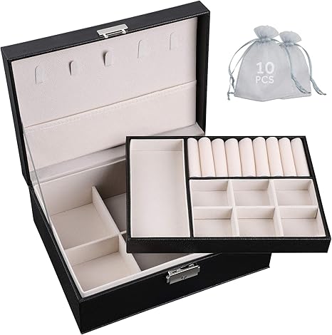 Amazon Co Jp Geeric ジュエリー収納 ジュエリーボックス アクセサリーケース 宝石箱 ピアス ネックレス 収納 ケース 大容量 ブラック ジュエリー Amazon Co Jp Geeric ジュエリー収納 ジュエリーボックス アクセサリーケース 宝石箱 ピアス ネックレス 収納 ケース 大容量 ブラック ジュエリー