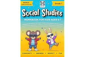 Social Studies Grade 1 Workbook for Kids Ages 6-7: Engaging Activities for First Grade Classroom & Homeschool | Daily Practice Worksheets on Rules, ... (Social Studies Workbook Curriculum Books)