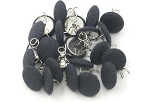 TOPGOT Upholstery Tacks - 20Pcs Fabric Covered Button Twist Pins,Bed Skirt Pin - for Slipcovers, Armrest Covers, Armchair Caddies, Bed Skirts, Headliners (Cadet)