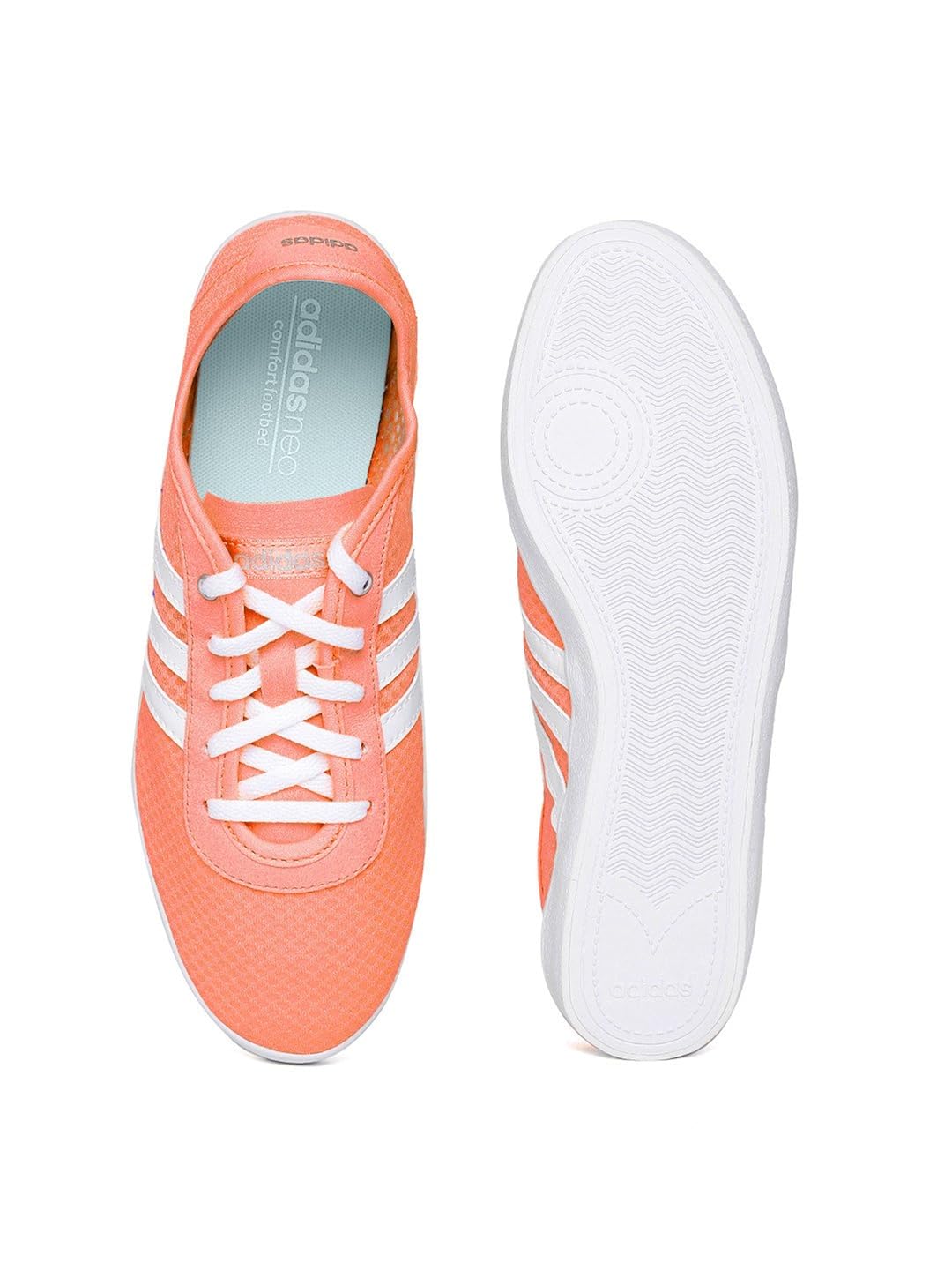 adidas neo orange shoes