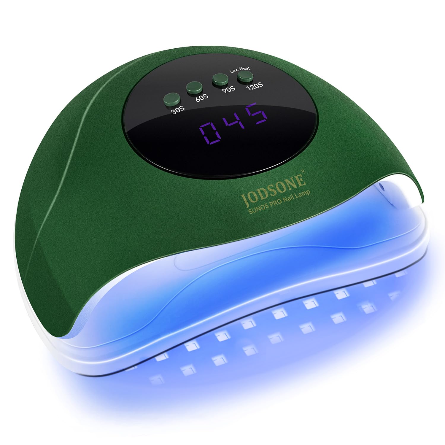 Photo 1 of JODSONE U V Nail Lamp LED Gel Nail Dryer Gel Nail Lamp with Auto Sensor and 4 Timers Home Salon Use Nail Tools Green