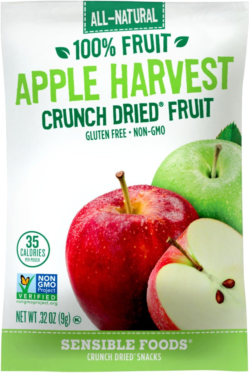 Sensible Foods Fruit Snacks, Apple Harvest, 48 Count (Pack of 48)