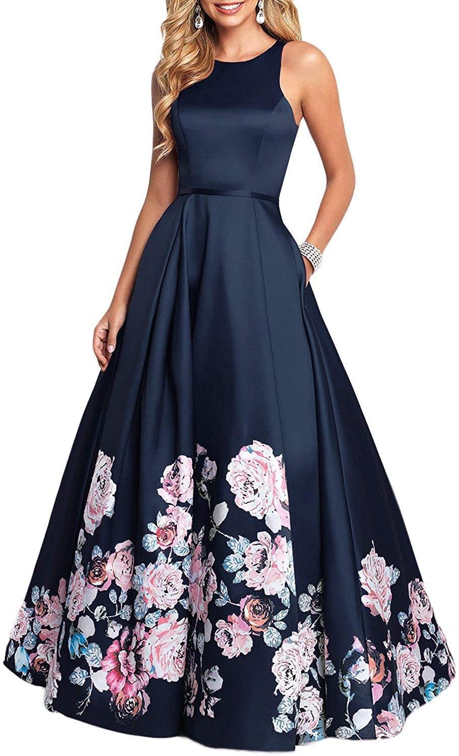 Aurora Bridal Women's Long Prom Party Gown