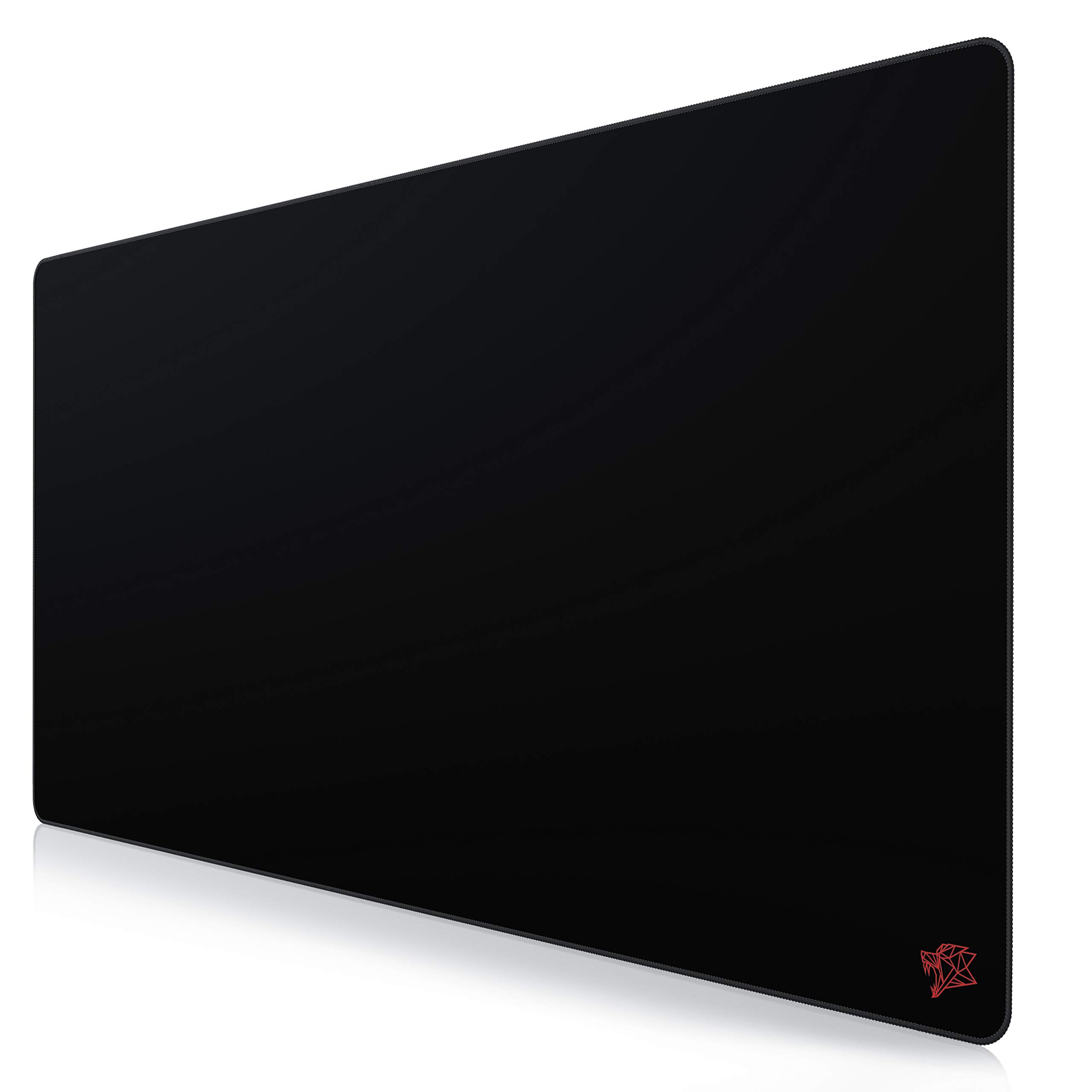 TITANWOLF - Extra Large Gaming Mouse Mat 1200x600mm Oversize - XXL Mouse Pad - Desk Pad XXXL Extended – Mice Mat Pad For Precision and Speed - Non-Slip Rubber Base – For Mouse and Keyboard - Black