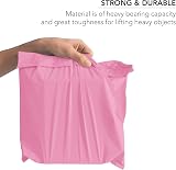 iSOUL 100 Mixed Mailing Bags 6x9 to 12x16 Self Seal Pink 60µm view 3