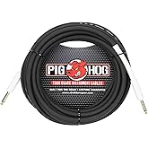 Pig Hog Instrument Cable 1/4" to 1/4" 25ft