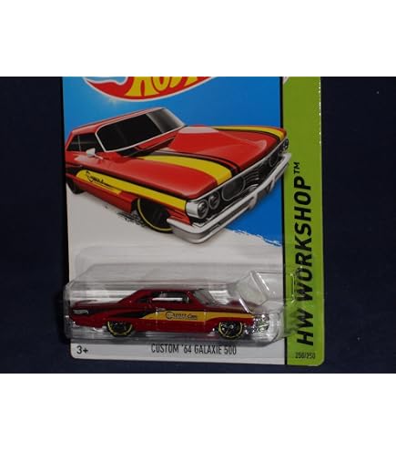 Hot Wheels 1/64 - Ford Galaxie 500XL 1964 - Édition First 2007 #18/36 - Neuf