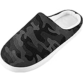 Glaphy Slippers for Women Men, Memory Foam House Slippers Shoes for Home Indoor Outdoor Bedroom
