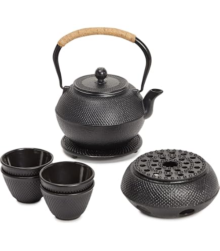 Sechudo Tetera Japonesa De Hierro Fundido Tetsubin Con Infus