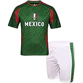 SURUIDA Kids Soccer Jersey for Boys&Girls,Youth Training Jerseys Sports Fan Jerseys Football Shirt for Children