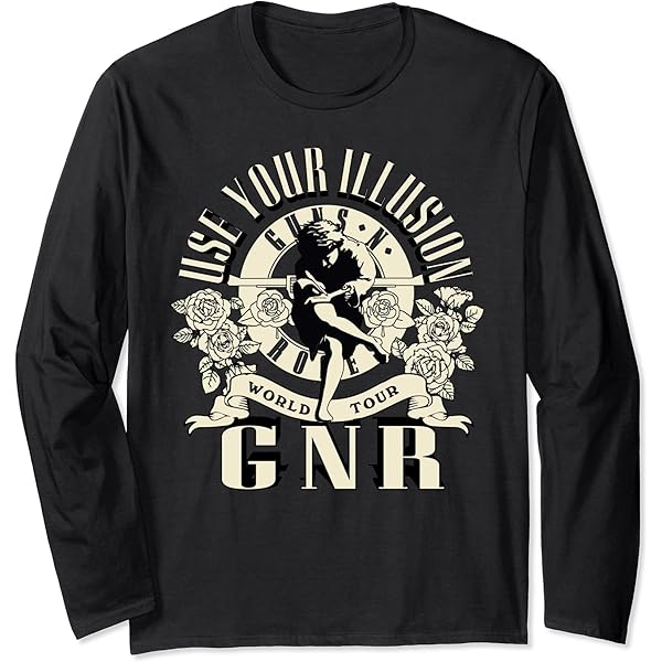 ミュージシャン Guns N&#39; Roses  Long Sleeve T-Shirt M Amazon.com: Guns N' Roses Official Cross Long Sleeve T-Shirt