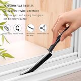 jiuhao Crevice Cleaning Brush 3Pcs Narrow Gap Bristle Scrubber 11cm Handle view 7