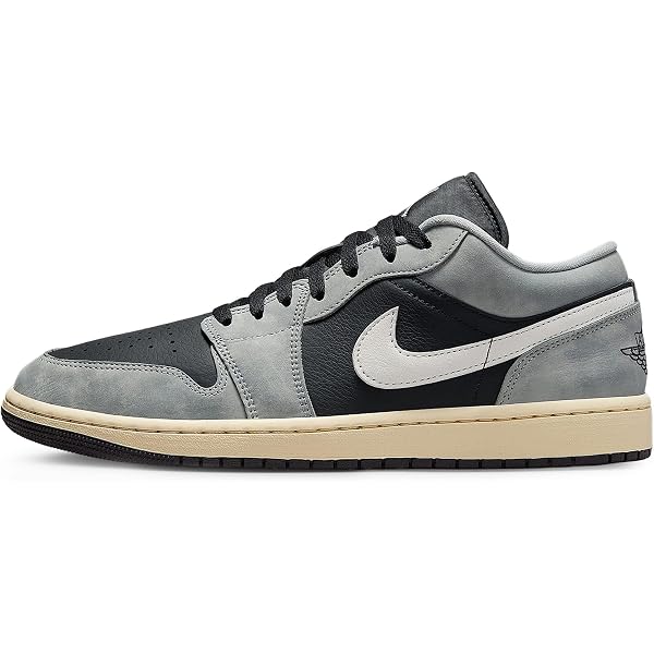 Amazon.com | Air Jordan 1 Low SE 'Light Smoke Grey/Black
