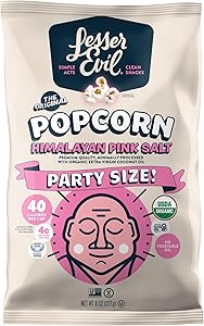 Lesser Evil Organic Pink Himalayan Salt Popcorn 8 OZ