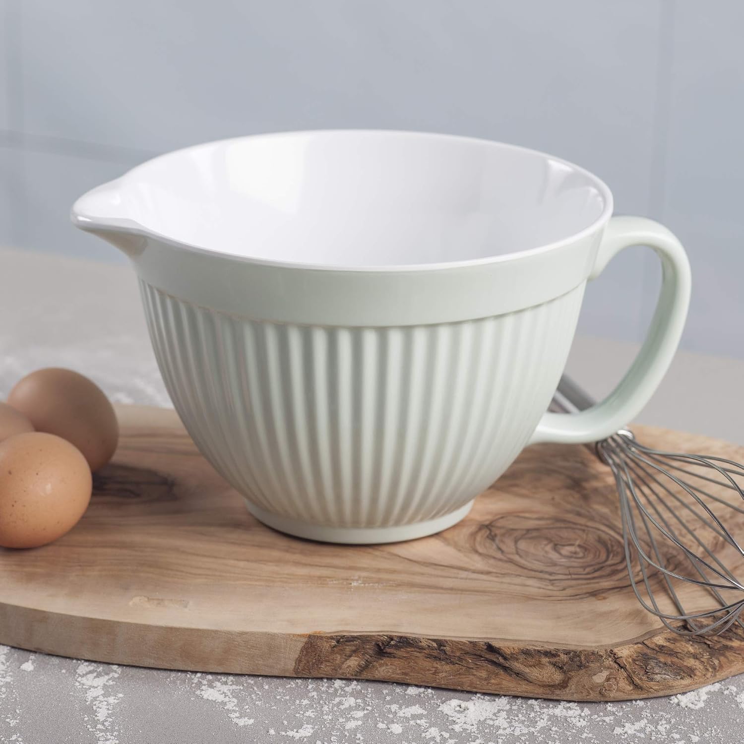 Zeal Mixing Bowl & Batter Jug, Kitchen Mixing Bowl for Baking & Cooking, Easy Pour Spout, Comfortable Handle & Non-Slip Base - Image 3