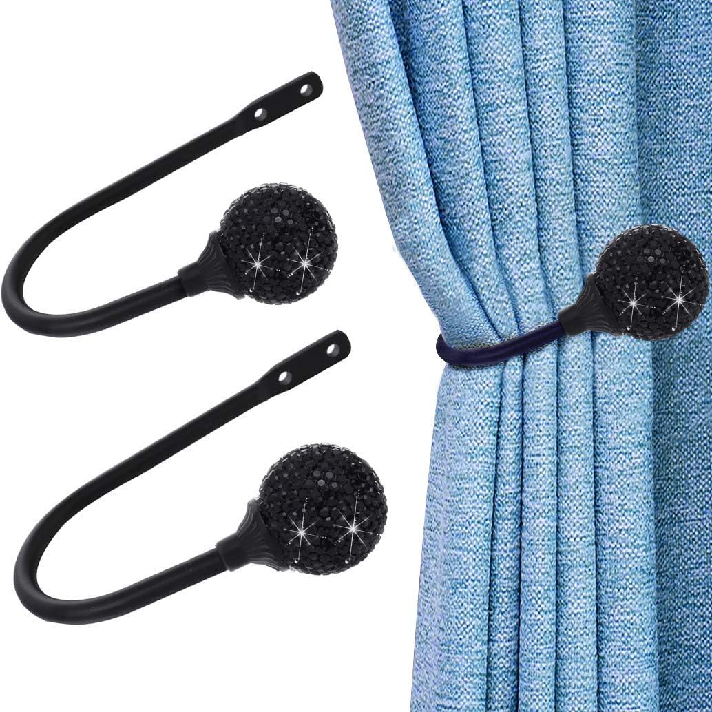 cortinas ganchos de bola de diamante