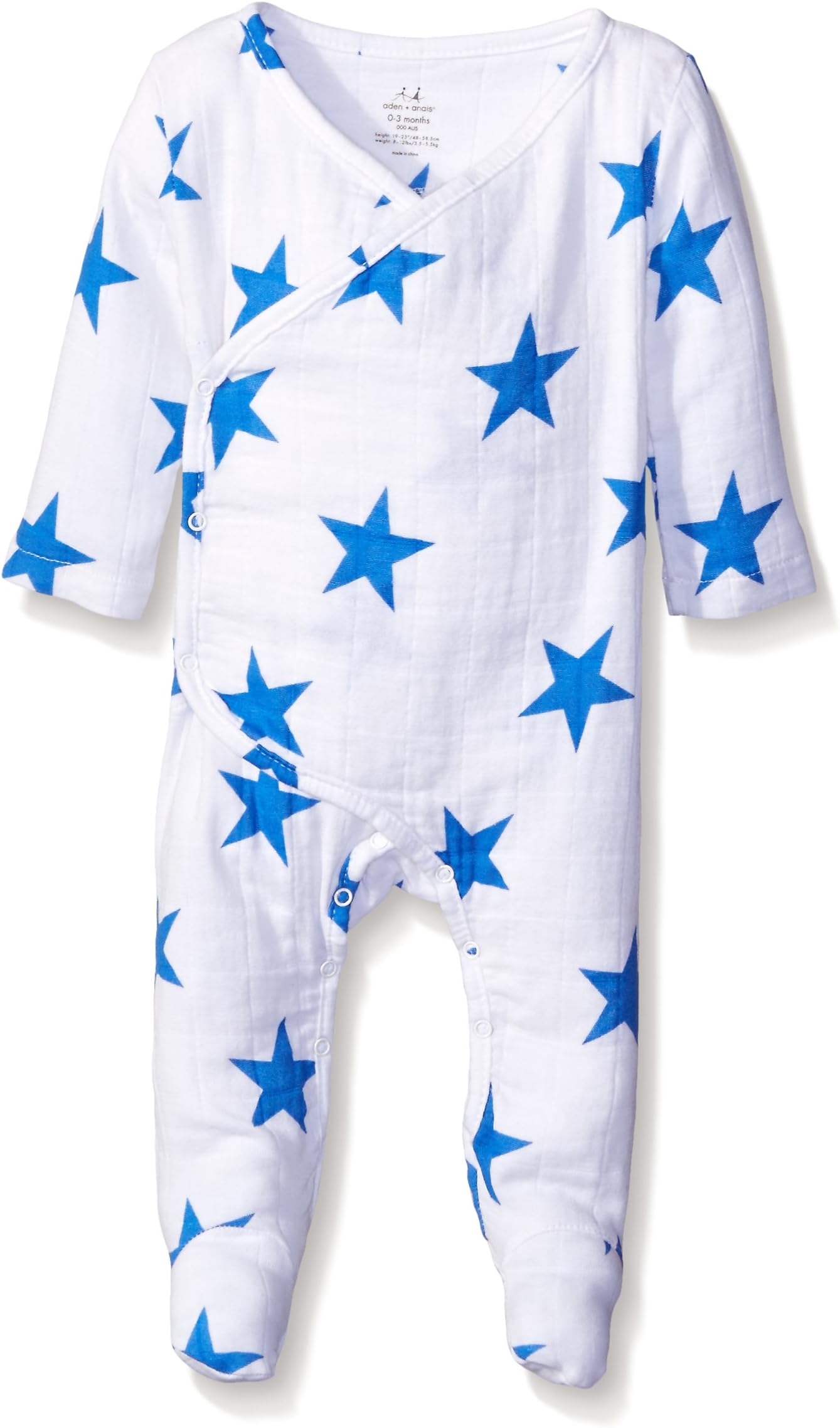 aden + anais Baby Girls' Long Sleeve Kimono One-Piece