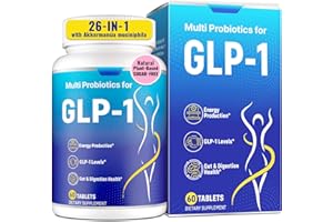 MIGHTNES GLP-1 Supplement for Women & Men, Natural GLP-1 Support, 26 in 1 with Akkermansia Probiotic, Berberine, Inulin,Turmeric, HMB, GLP1 for GLP 1 Levels, Metabolism*, Digestive & Gut Health - 60 Count