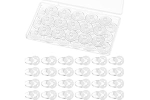 Wavwavw 24 Pcs Clear Running Bib Clips Race Number Buckle Fixing System Triathlon Race Bib Holder Running Fixing Clips Field Events Fastener Holder for Runners Marathon, Skating, Track (Clear)