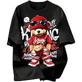 VIPWOLF Boy's Cartoon Graphic Tee Shirt Short Sleeve Crew Neck Cool T Shirts