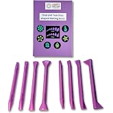 Happy Dotting Company Oval &amp; Teardrop Dotting Tools for Mandala Painting &mdash; 8 Double-Ended Specialty Geometry Set | Nail Art, Rock Painting &amp; Canvas | Includes Oval, Teardrop Shaped Tips