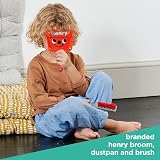 Casdon Henry Brush Set Child Cleaning Toy 3-Piece Broom Dustpan Brush view 4