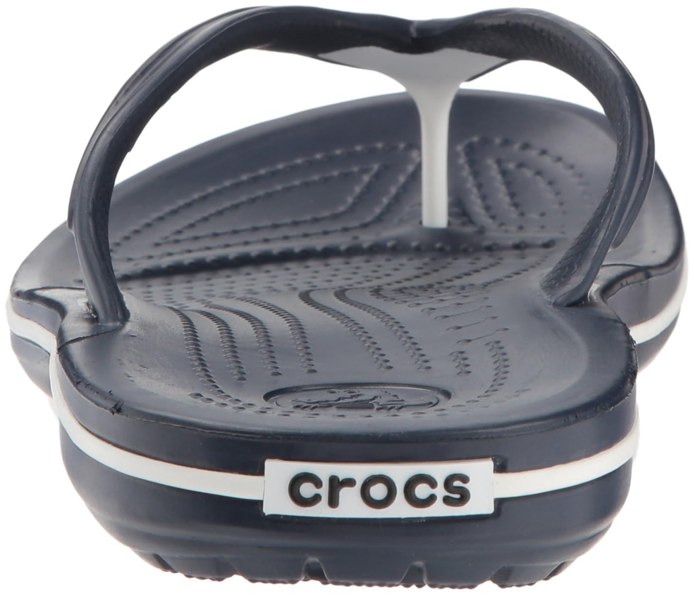crocs unisex crocband navy flip flops and house slippers