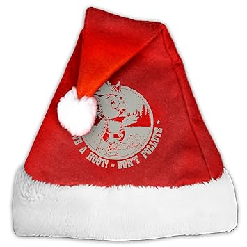 Amazon Com Christmas Hats Give A Hoot Don T Pollute Men S Earth