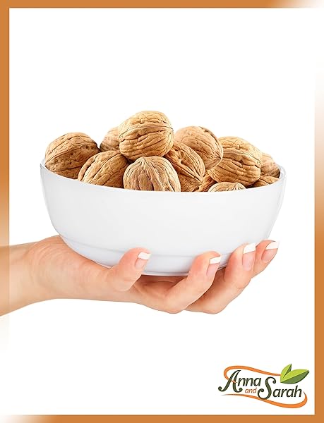 ANNA AND SARAH WALNUTS IN SHELL, JUMBO, FRESH, BUTTERY TASTE, EASY TO CRACK, CALIFORNIA CHANDLER, NATURAL SHELLS, NOT BLEACHED 5.5 LBS