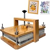 Gkesgm Large Flower Press Kit - 8 Layers 11" x 7.08" Beechwood Flower Pressing kit with Storage Bags,Dried Flower Plant for DIY Art & Crafts Gift for Craft Lovers