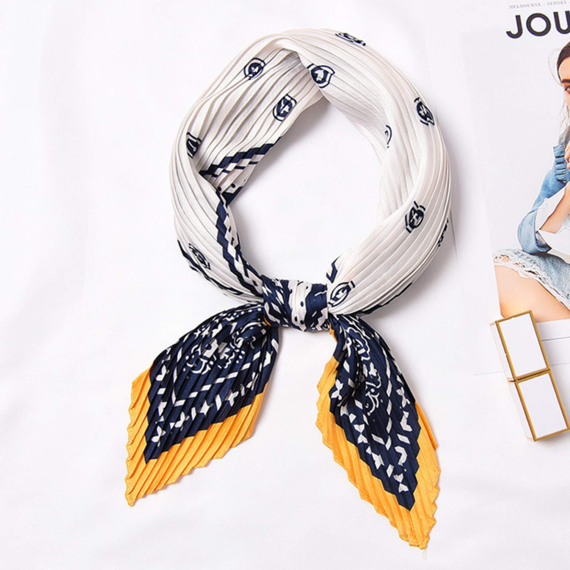 Lollichic Original scarves for women lightweight Pleated Silk scarf for hair .Beautiful silk Bandana Headbands (37 Colors) Lollichic Original scarves for women lightweight Pleated Silk scarf for hair .Beautiful silk Bandana Headbands (37 Colors)