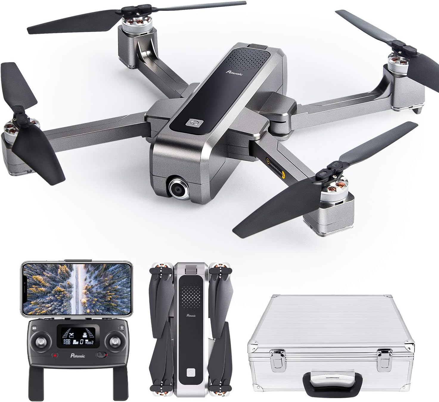 ドローンpotensic D88 Potensic D88 Drones con cámara para adultos 4 K, cámara
