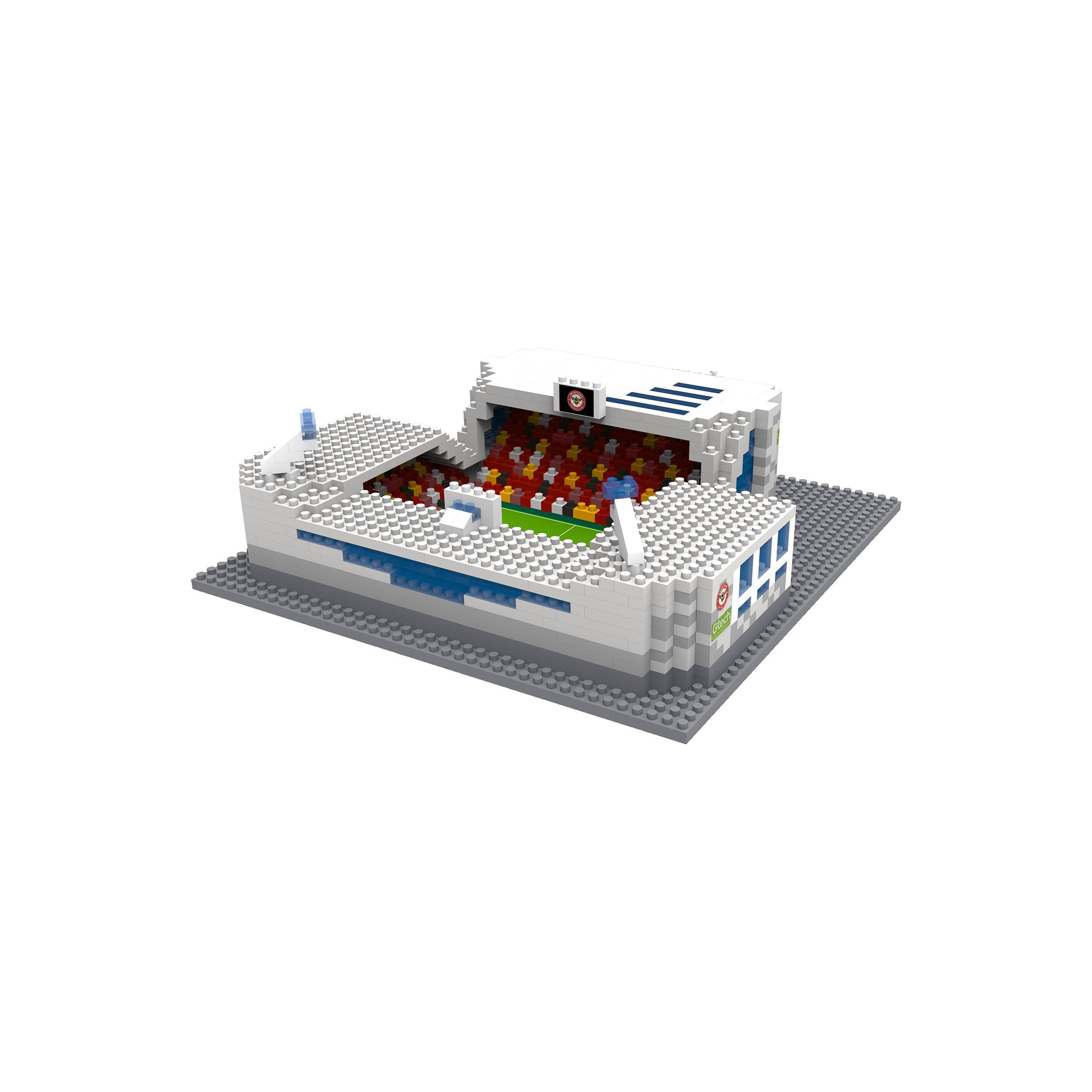 FOCO Officially Licensed Brentford FC Gtech Community Stadium BRXLZ Mini Stadium 3D Bricks Construction Toy Model