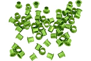 HolsterBuilder Kydex Rivets Eyelets, 8-8 1/4" Multicolored Grommet Eyelets for Tactical Holster Making, Knife Sheath Crafting, Fasteners for Custom DIY Kydex Projects (Set of 50)