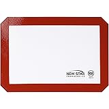 New Star Foodservice 36633 Commercial Grade Silicone Baking Mat Non-Stick Pan Liner, 8 x 12 Inch (Quarter Size)