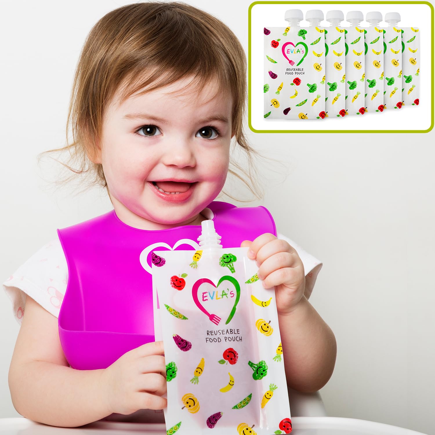 EVLA'S Baby Food Maker, Healthy Homemade Baby Food in Minutes, Steamer