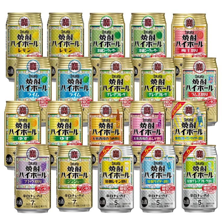 タカラ 焼酎ハイボール 350ml 缶 アソートセット 15種 20本入商品画像