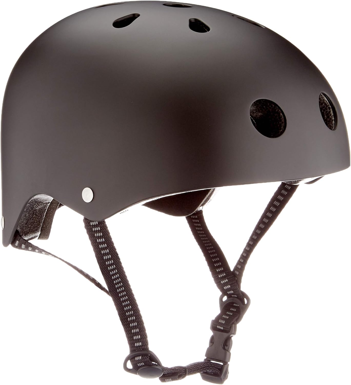 matte black bmx helmet