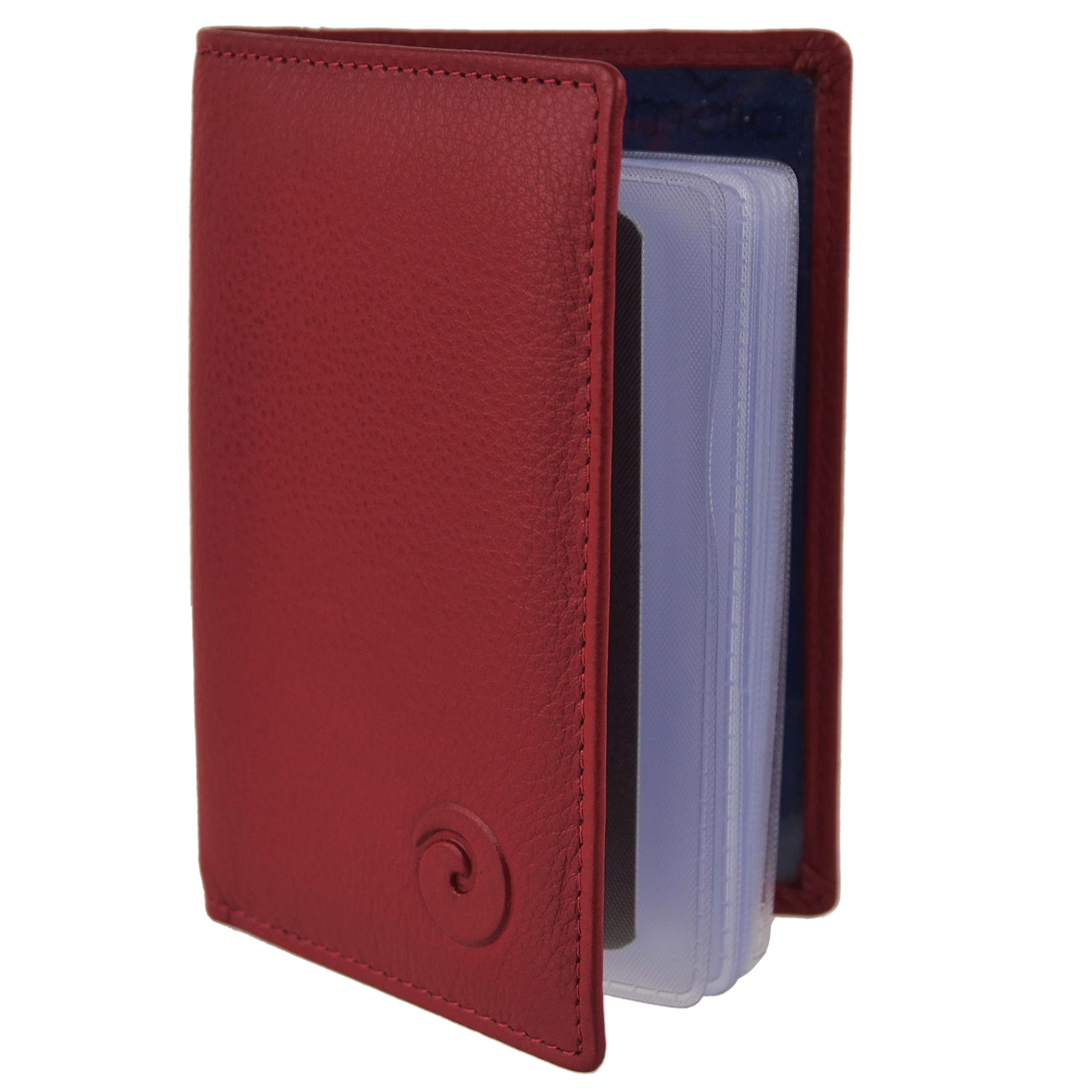 Ladies Mens Leather RFID Protection Credit Card Purse by Mala; Origin Collection Gift