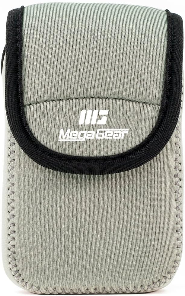 MegaGear MG780 Ultra Light Neoprene Case with Carabiner for Samsung WB35F/WB350F Camera - Grey