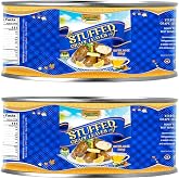 Sanniti Dolmas Stuffed Grape Leaves | Ready to Eat | Easy Peel Open Can, 9.8 oz (Pack of 2)