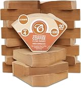 Edesia Espress 2000 Cone Coffee Filters Size 4 Brown Unbleached Paper