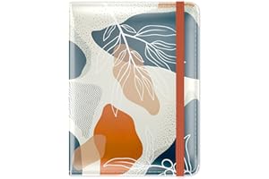 Hsxnam Passport Holder, RFID Leather Travel Passport Cover Wallet for Women Man