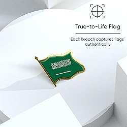 Saudi Arabia Flag Lapel Pin - Enamel Metal National
