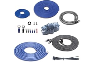 RECOIL RCK0 True 1/0 Gauge Complete CCA Amplifier Wiring Kits