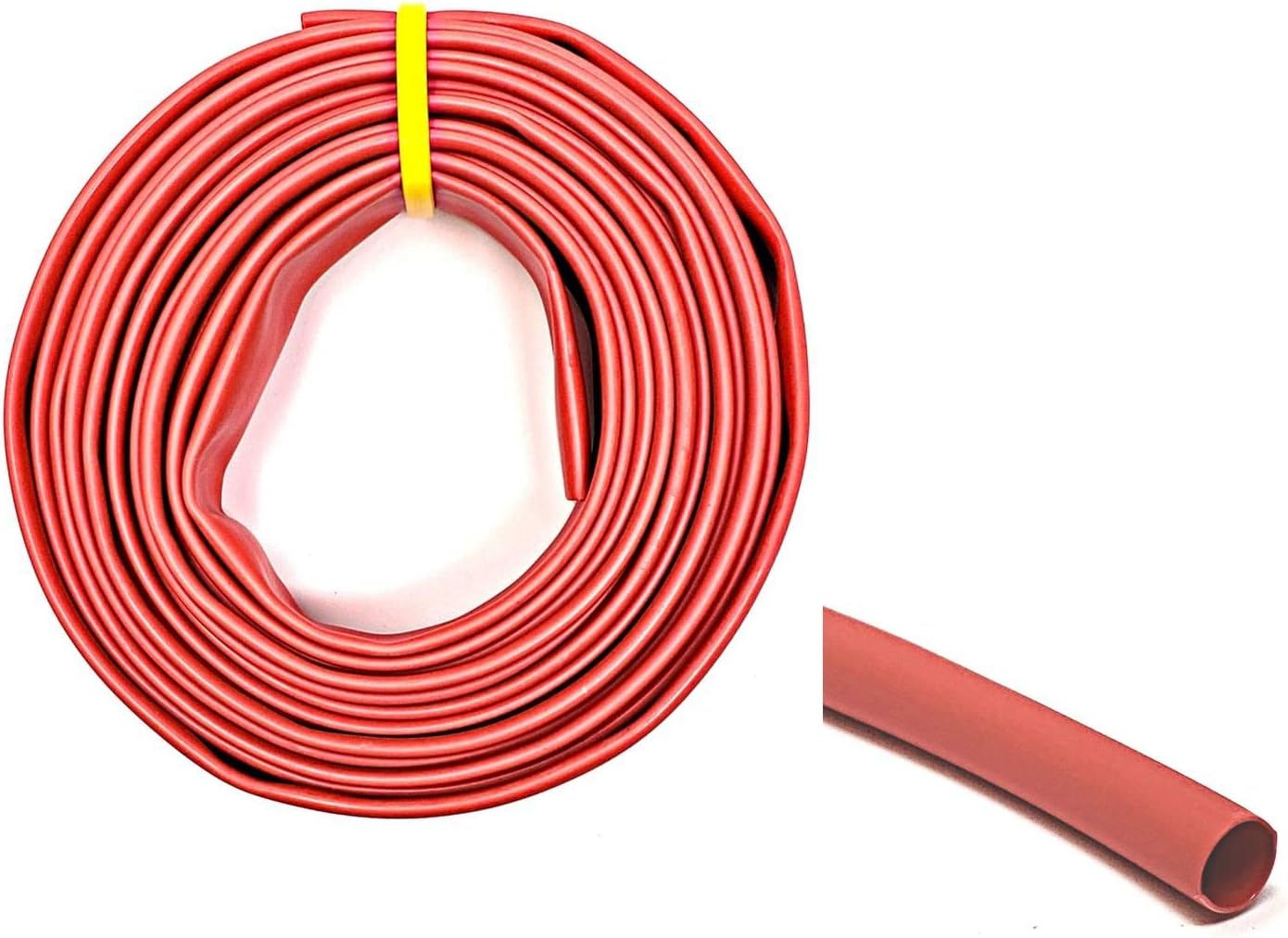 WindyNation 1/2 20 Feet Black 31 Dual Wall Adhesive Glue Lined Marine