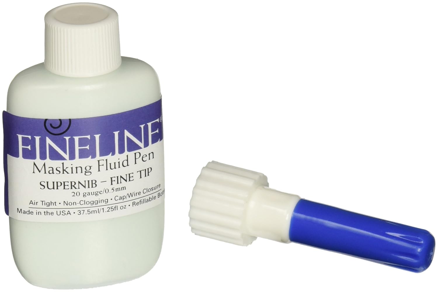 Fineline Applicators Fine line Pen 20 Gauge W/Masking Fluid1.25 Ounces