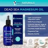 PraNaturals Dead Sea Magnesium Oil Spray 250ml Vegan Cruelty Free Muscle Cramp view 2
