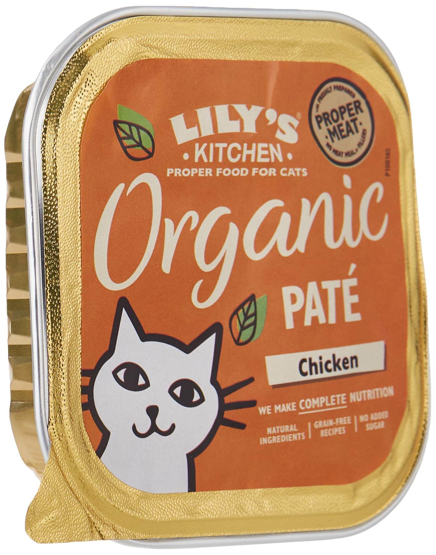 Lilys Kitchen Organic Chicken for Cats, 85 g, Pack of 19
